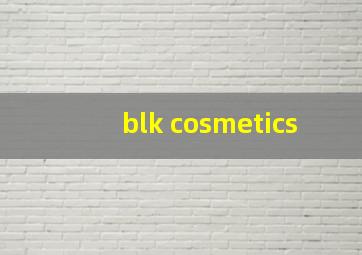 blk cosmetics